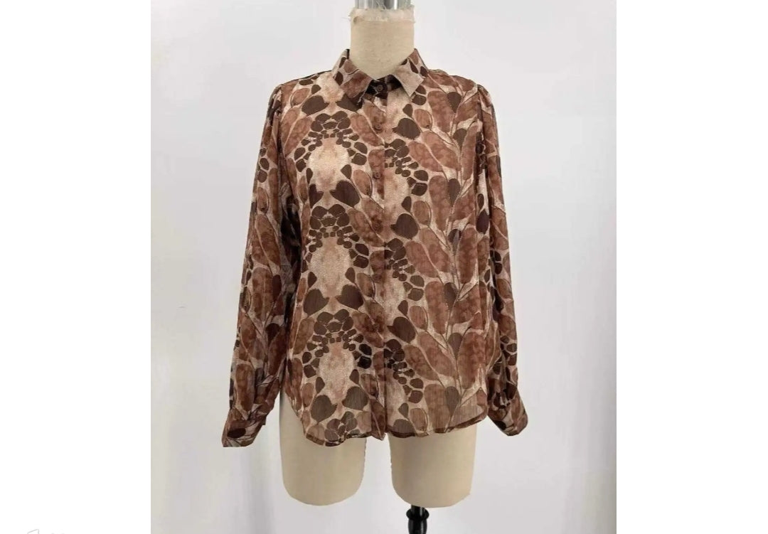 Blouse Alexia | Bruin