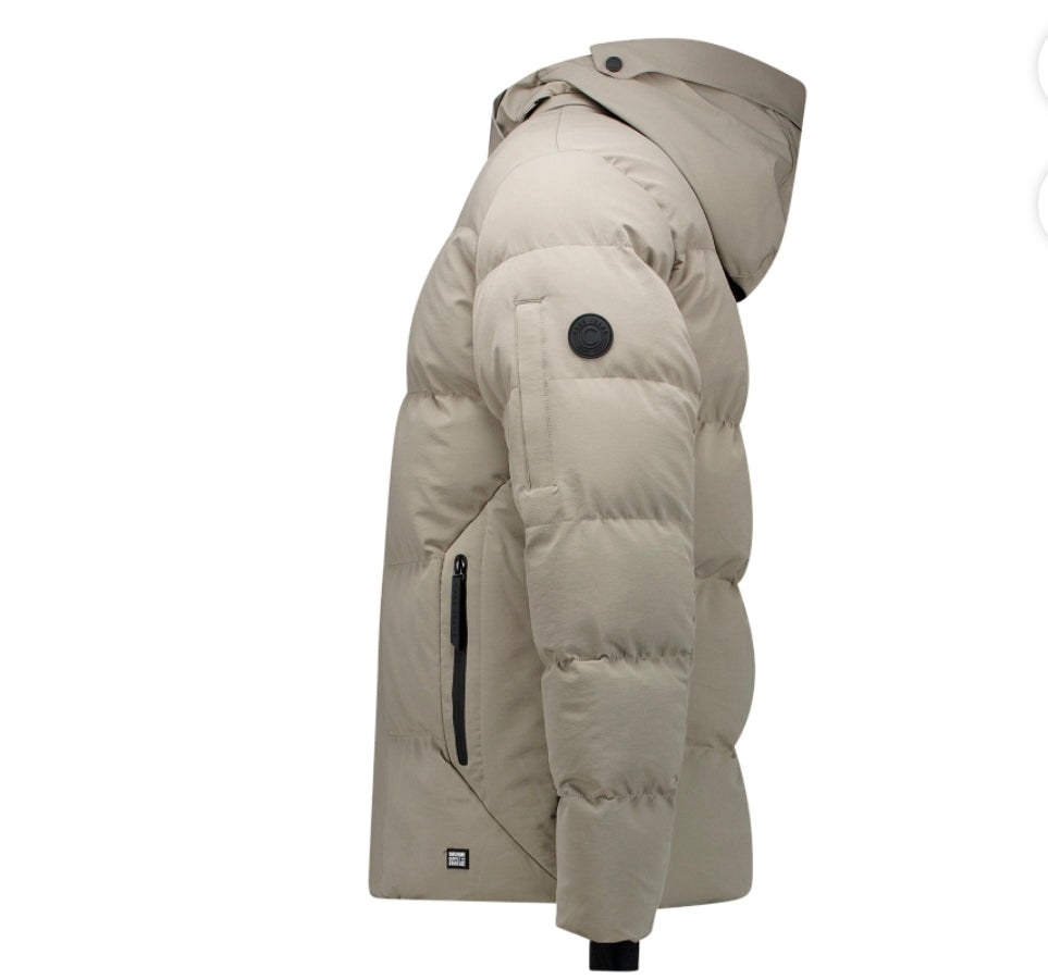 Heren Cars Winterjas Jaxham | Taupe/ Beige