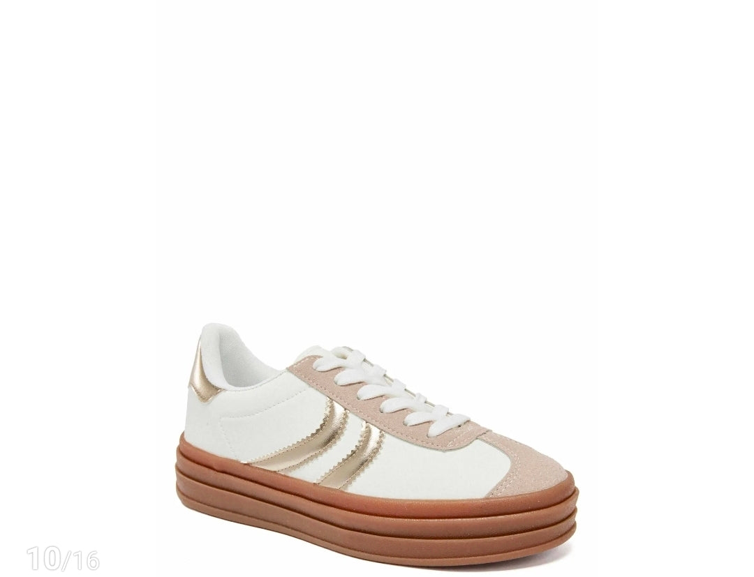 Sneakers Esther | Wit/ Goud