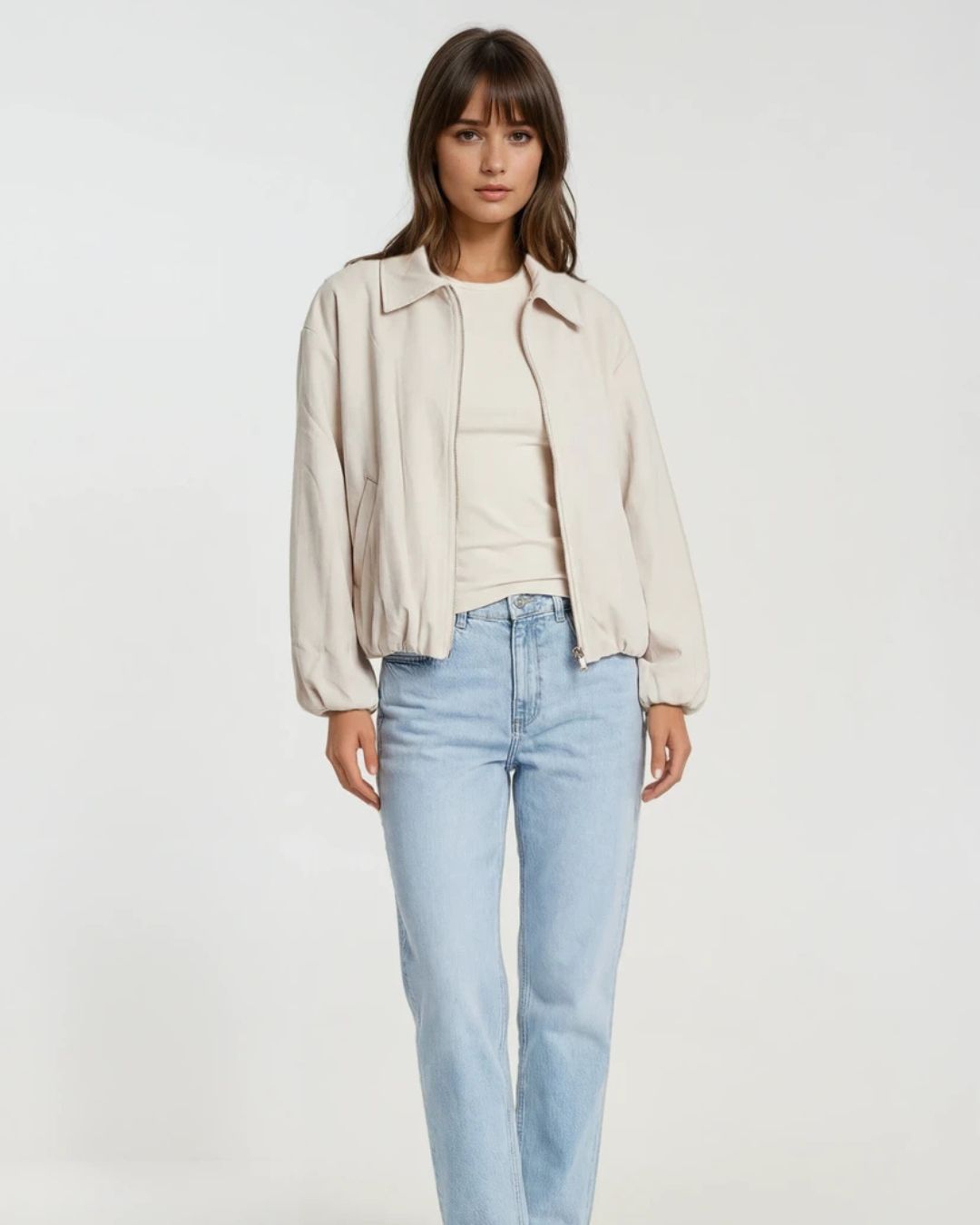Bomber jas Eva | Beige