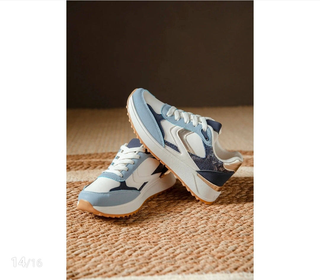 Sneakers Leerdam | Blauw