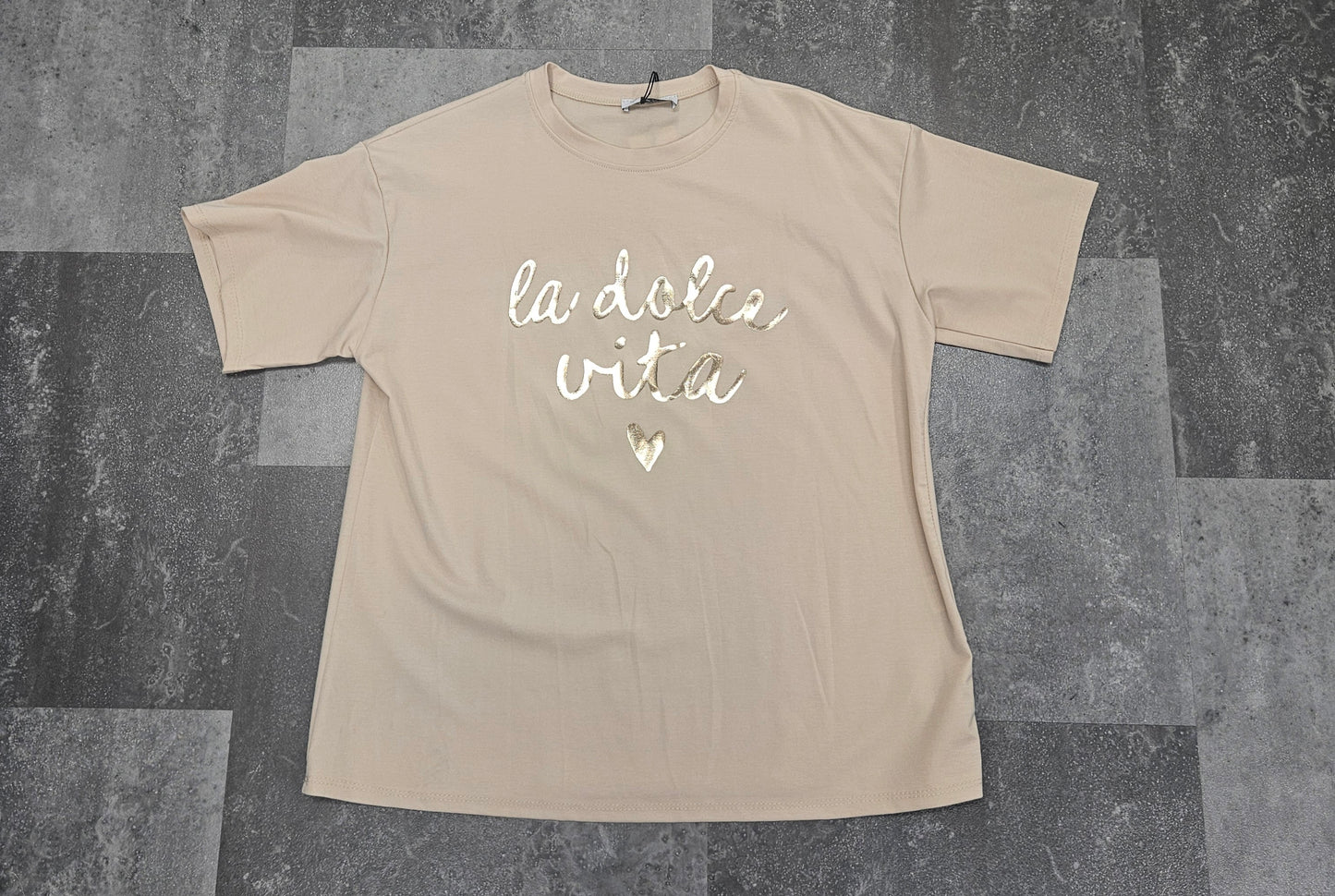 T-shirts La Dolce Vita| Taupe