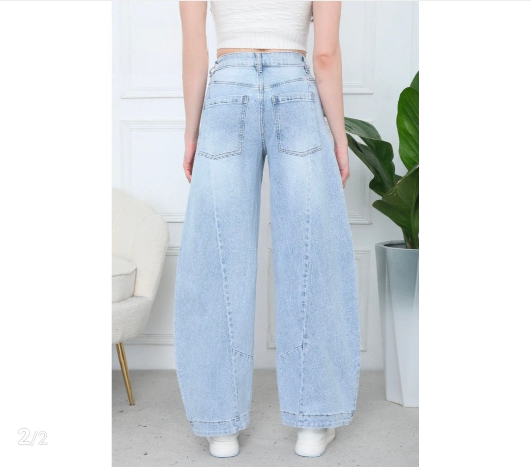 Barrel jeans Kikki | Summer wash