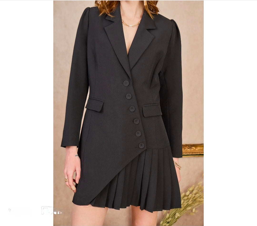 Blazer Jurk Lullu | Zwart