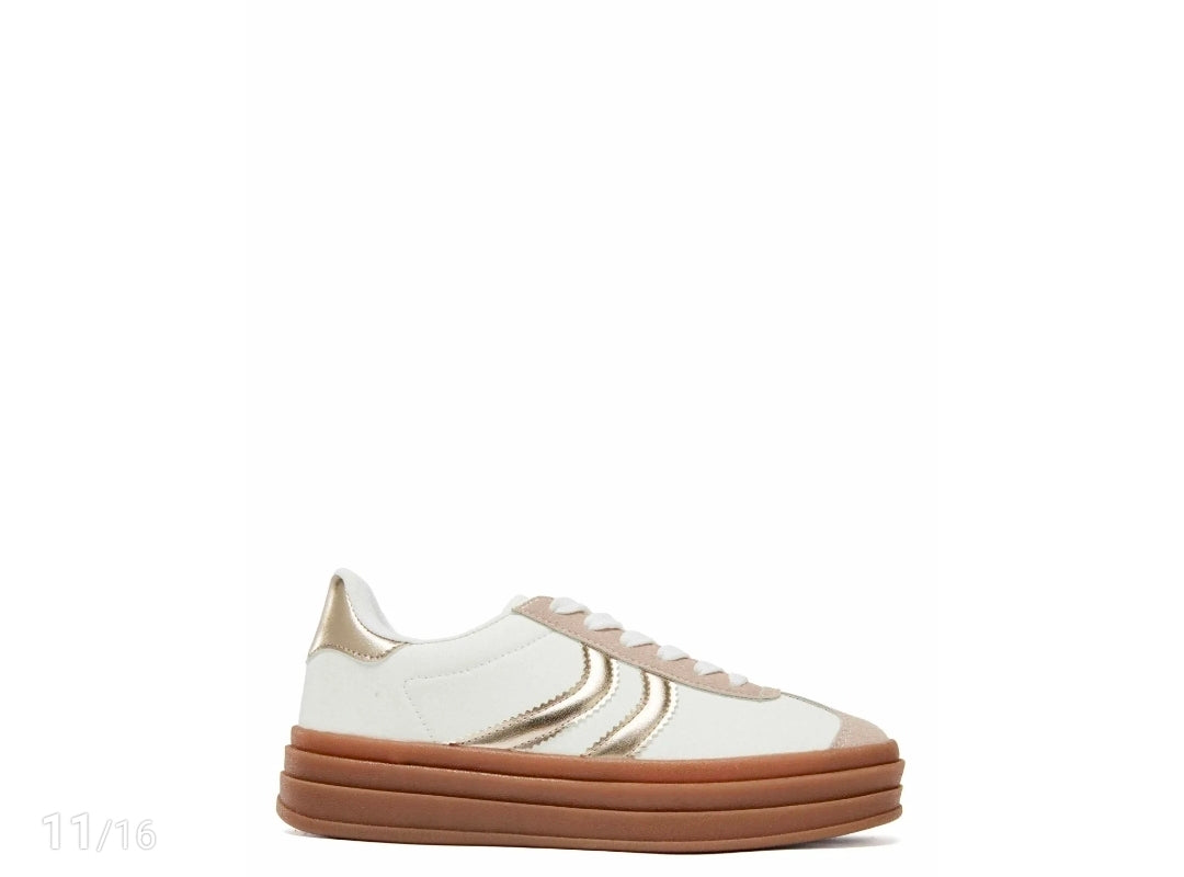 Sneakers Esther | Wit/ Goud
