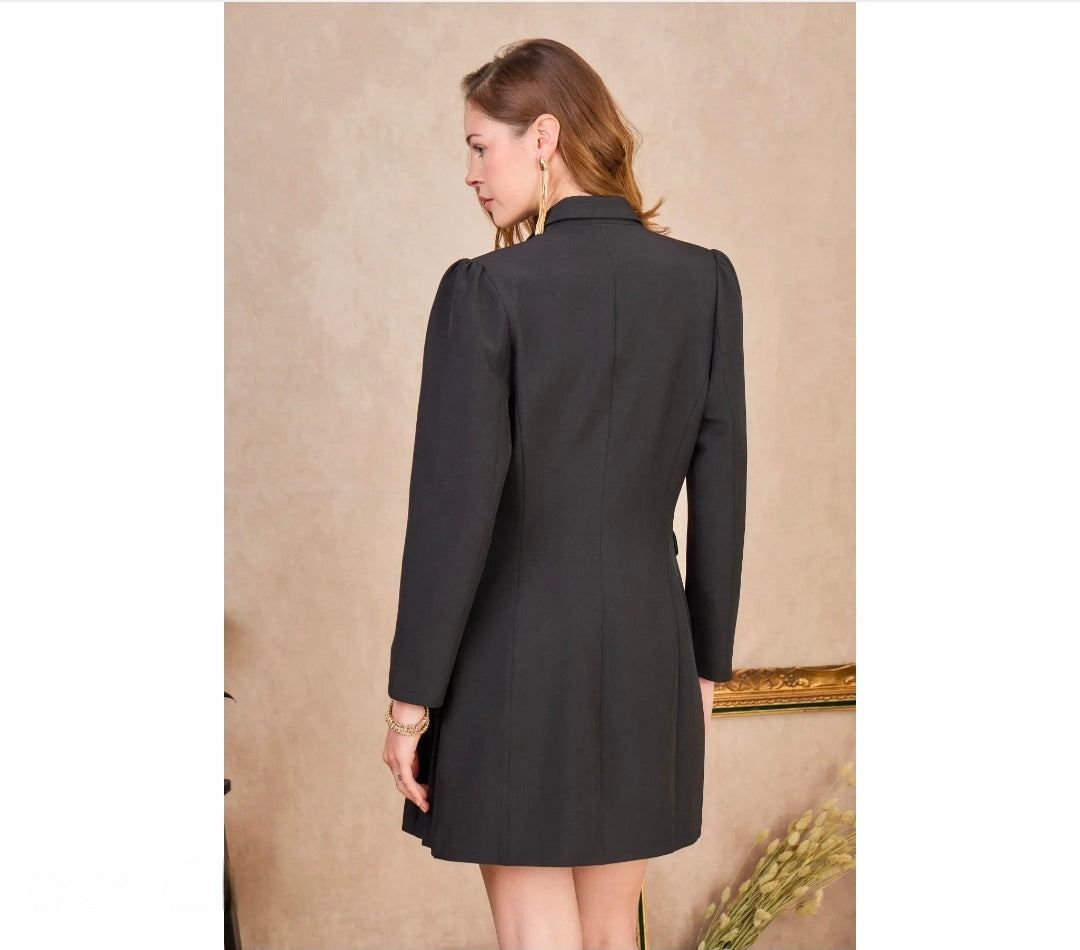 Blazer Jurk Lullu | Zwart