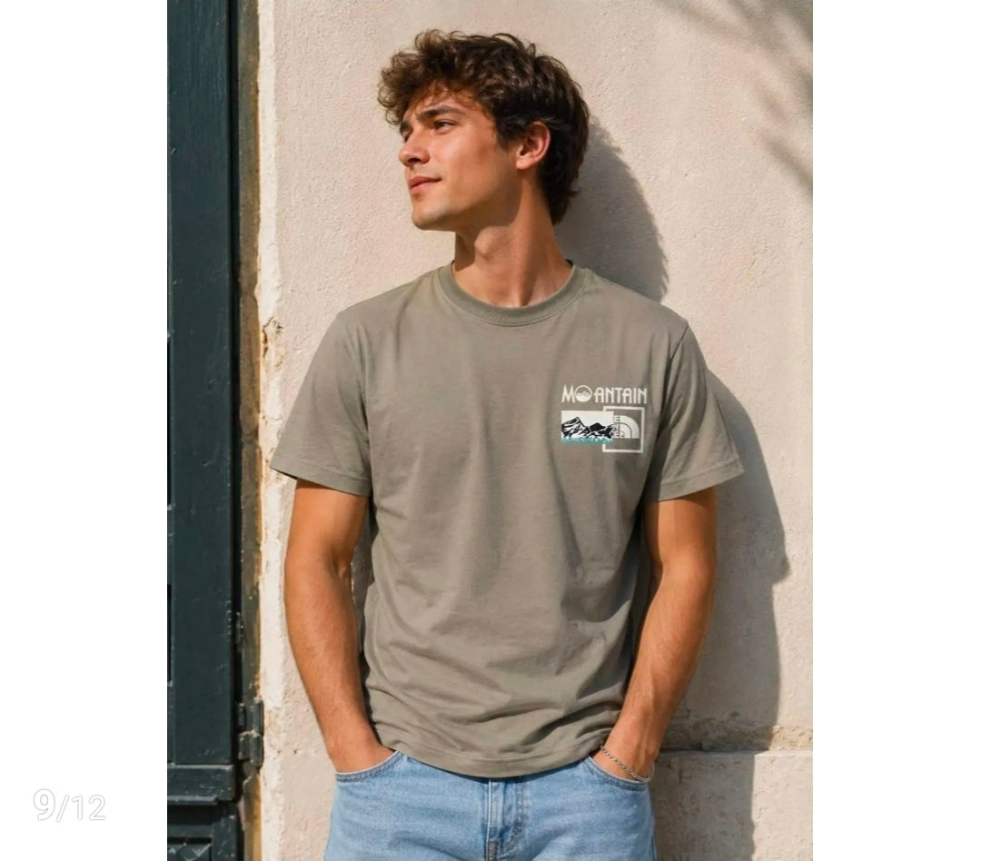 T-shirts Montain | Groen