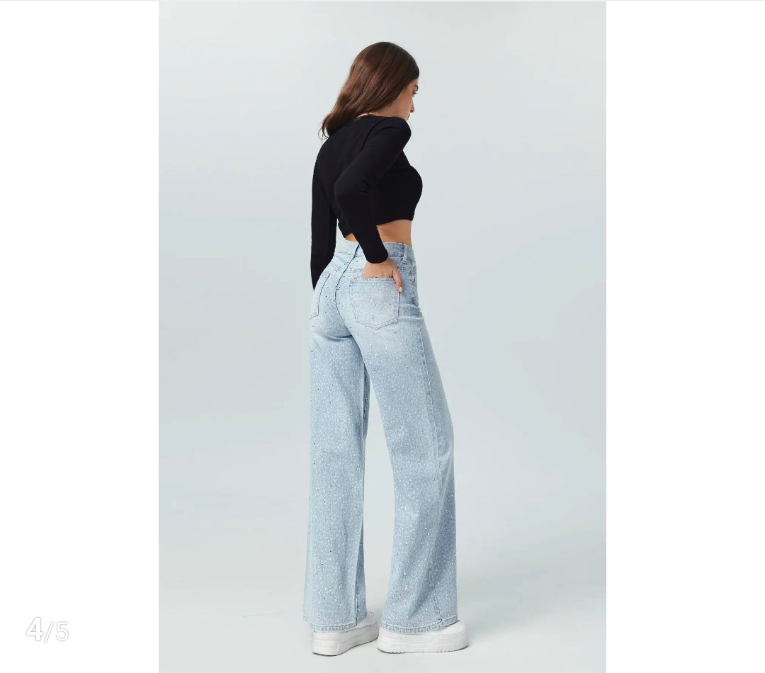 Wide-Leg New Strass| Summer wash