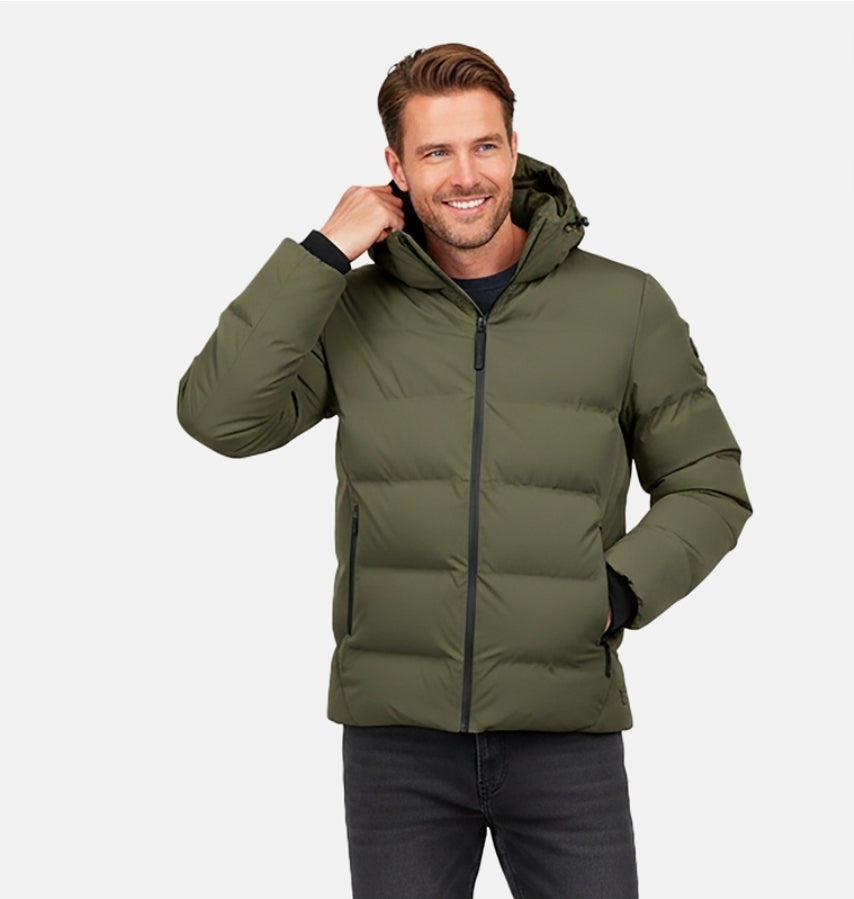 Heren Cars Winterjas Larran | Groen