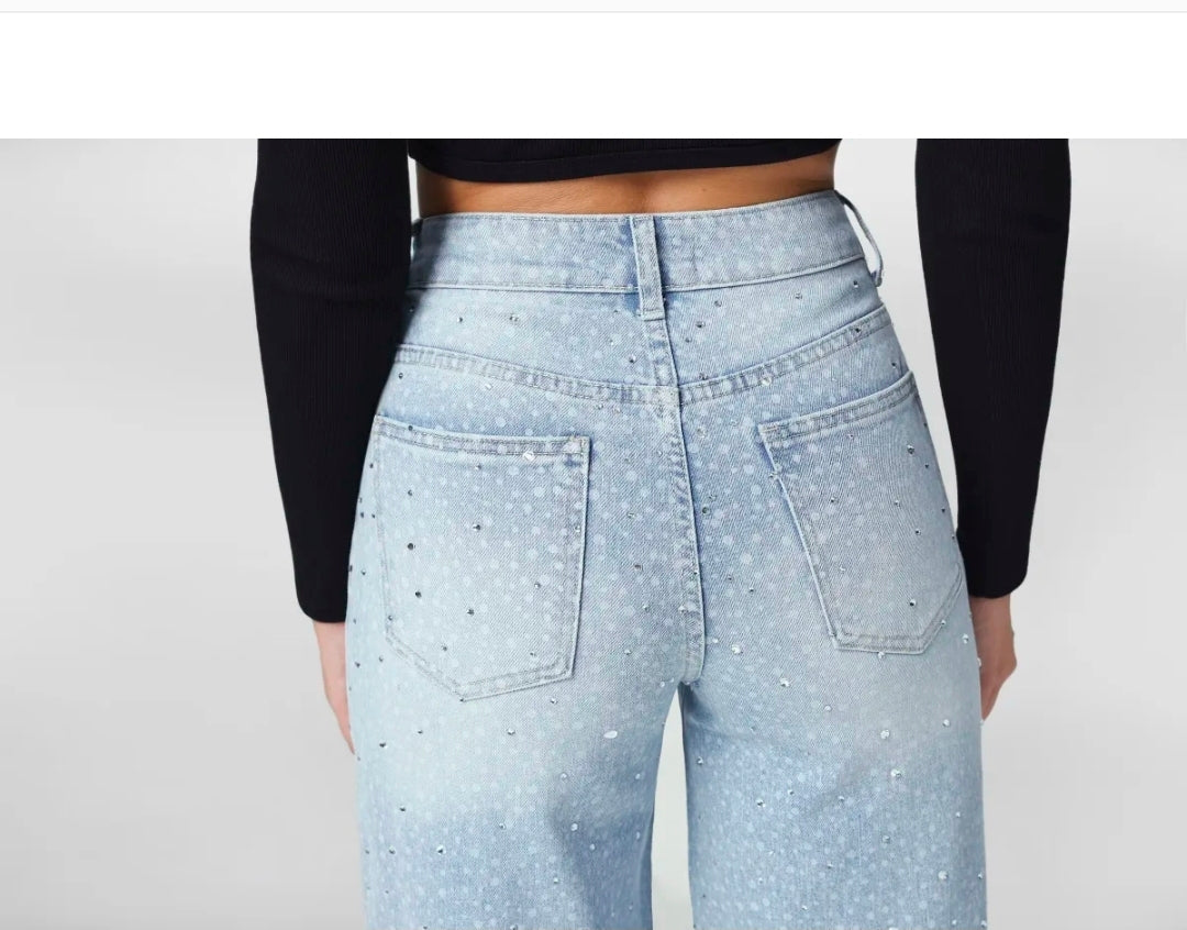 Wide-Leg New Strass| Summer wash