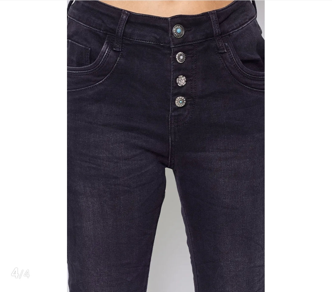 Jewelly Jeans | Antraciet Grijs
